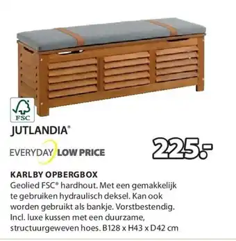 Jysk KARLBY OPBERGBOX aanbieding