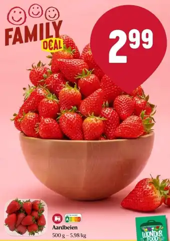 Delhaize Aardbeien aanbieding