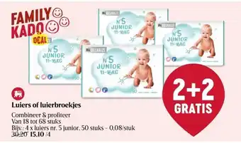 Delhaize Luiers of luierbroekjes aanbieding