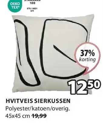 Jysk HVITVEIS SIERKUSSEN aanbieding