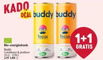 Delhaize Bio-energiedrank aanbieding