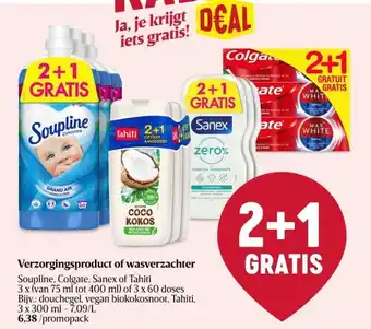 Delhaize Verzorgingsproduct of wasverzachter aanbieding