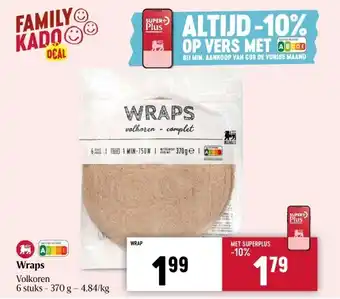 Delhaize Wraps aanbieding