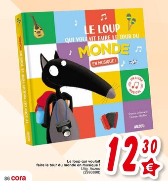 Cora Le loup qui voulait faire le tour du monde en musique ! aanbieding