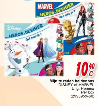 Cora Mijn te raden heldenbox Disney of Marvel aanbieding