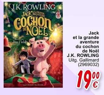 Cora Jack et la grande aventure du cochon de Noel J.K Rowling aanbieding
