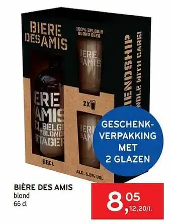 Alvo Bière des amis blond aanbieding