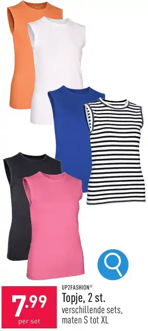 Topje 2 st S tot XL