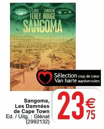 Cora Sangoma les damnées de cape town aanbieding