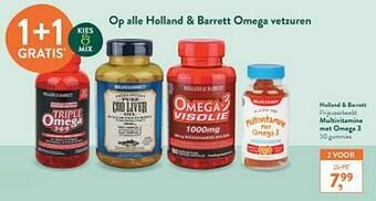 Holland & Barrett Multivitamine met omega 3 aanbieding