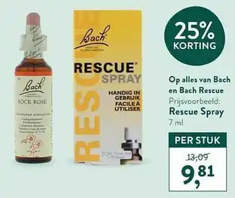 Holland & Barrett Rescue spray aanbieding