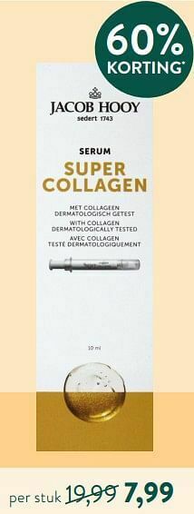 Holland & Barrett Serum super collagen aanbieding