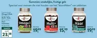 Holland & Barrett Omega 3 kids + multi + kids + haar vitamines aanbieding