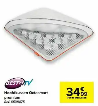 Carrefour Hoofdkussen octasmart premium aanbieding