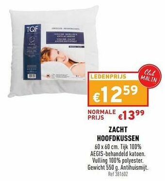 Trafic Zacht hoofdkussen aanbieding