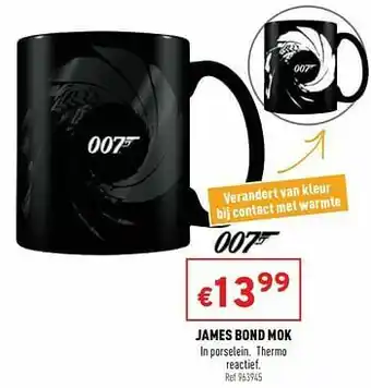 Trafic James bond mok aanbieding