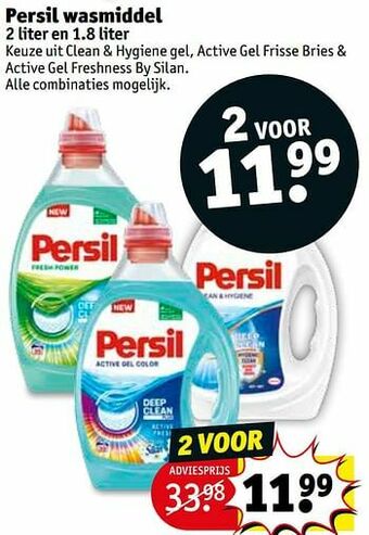Kruidvat Persil wasmiddel aanbieding