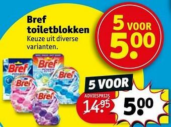 Kruidvat Bref toiletblokken aanbieding