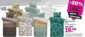 Leen Bakker Dekbedovertrek feliz aanbieding