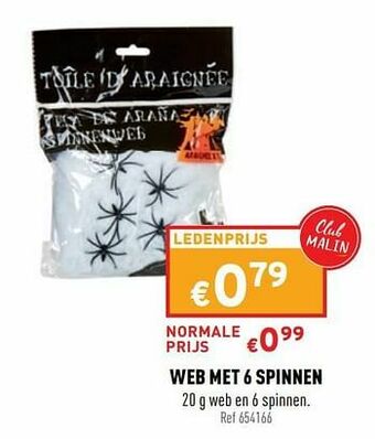 Trafic Web met 6 spinnen aanbieding