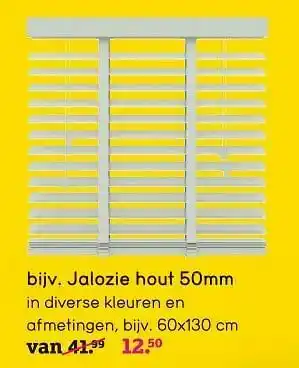 Leen Bakker Rolgordijn jalozie aanbieding