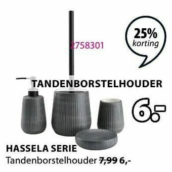 Jysk Hassela tandenborstelhouder aanbieding