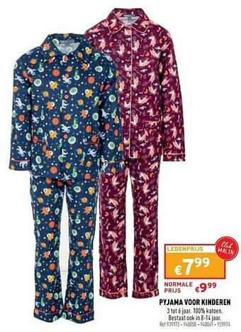 Trafic Pyjama voor kinderen aanbieding