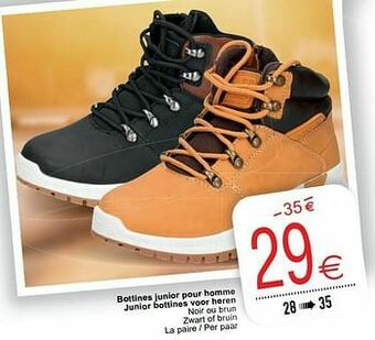 Cora Bottines junior pour homme junior bottines voor heren aanbieding