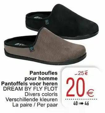 Cora Pantoufles pour homme pantoffels voor heren dream by fly flot aanbieding