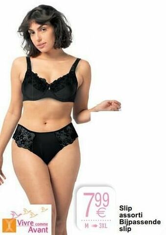 Cora Slip assorti bijpassende slip aanbieding