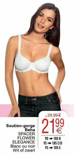 Cora Soutien-gorge beha spacer flower elegance aanbieding