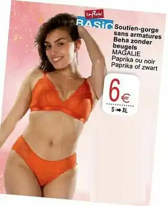 Cora Soutien-gorge sans armatures beha zonder beugels magalie aanbieding