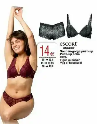 Cora Soutien-gorge push-up push-up beha diva aanbieding