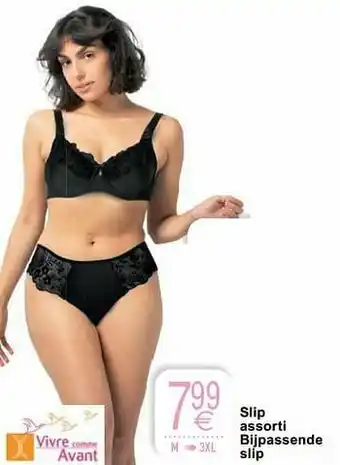 Cora Slip assorti bijpassende slip aanbieding