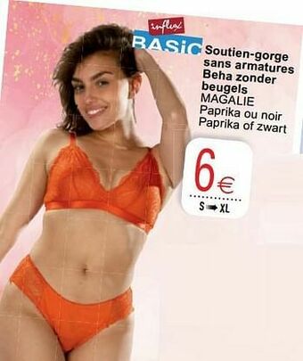 Cora Soutien-gorge sans armatures beha zonder beugels magalie aanbieding