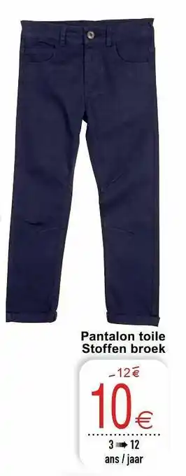 Cora Pantalon toile stoffen broek aanbieding