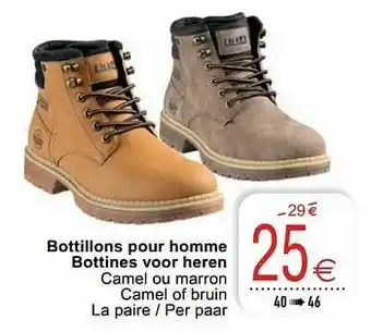Cora Bottillons pour homme bottines voor heren aanbieding