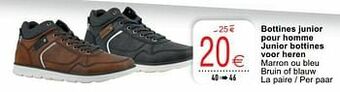 Cora Bottines junior pour homme junior bottines voor heren aanbieding