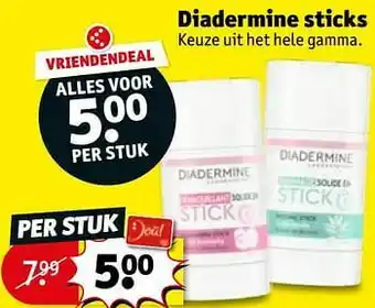 Diadermine sticks