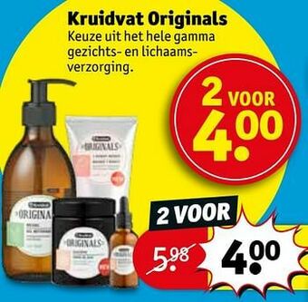 Kruidvat Kruidvat originals aanbieding