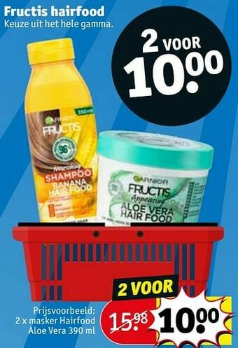 Kruidvat Masker hairfood aloe vera aanbieding