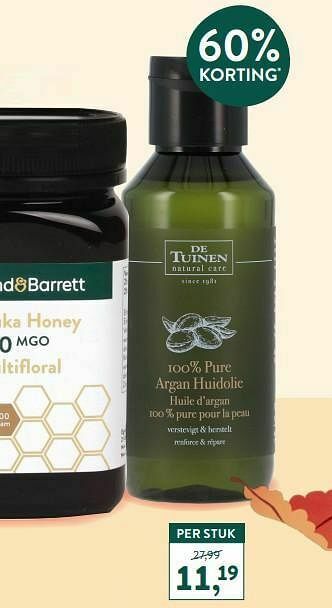 100 % pure argan huidolie