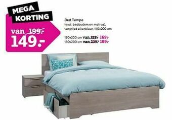 Leen Bakker Bed tempo aanbieding