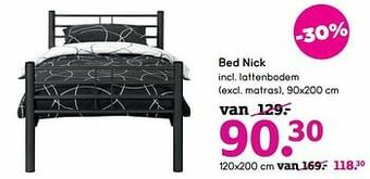 Leen Bakker Bed nick aanbieding