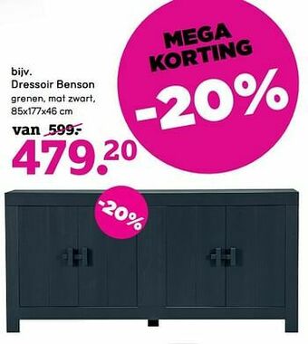Leen Bakker Dressoir benson aanbieding