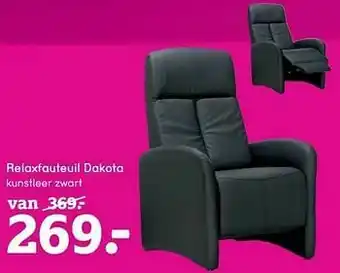 Leen Bakker Relaxfauteuil dakota aanbieding