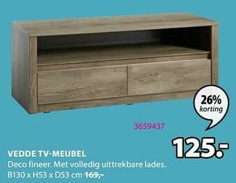 Jysk Vedde tv-meubel aanbieding