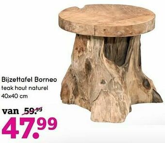Leen Bakker Bijzettafel borneo aanbieding
