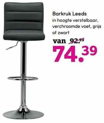 Leen Bakker Barkruk leeds aanbieding