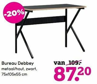 Leen Bakker Bureau debbey aanbieding